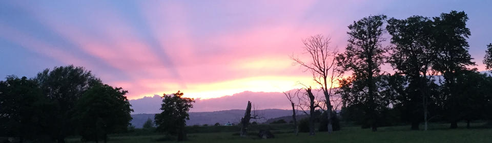 Ebenezer Cottage sunset Ebenezer Cottage sunset